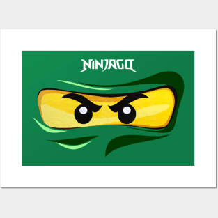 Ninjago Eyes GREEN Ninja FanArt FanMade Posters and Art